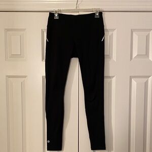 Athleta Reflective Small Black Leggings